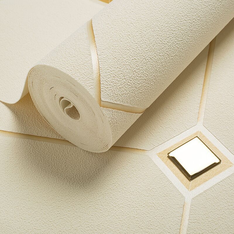 Paper Luxury mittekuduv kangas televizii tausta tapeediks, rombusmuster, seina kangas, kerge luksus stiil