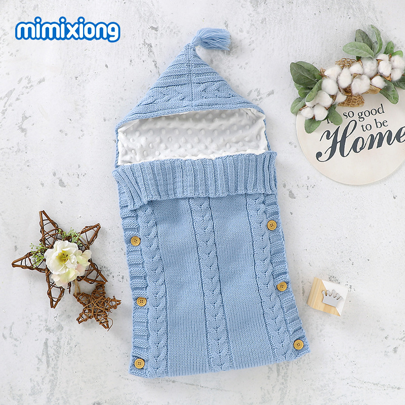 Beebide magamiskott anti-kick quilt, kootud sametise välimusega väliskülg, akrüülkiudude kangas, Mimi bear