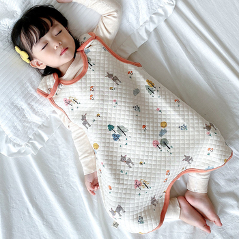 Beebi magamiskott kõhu kaitsega – puuvillane kate, polüester täidis