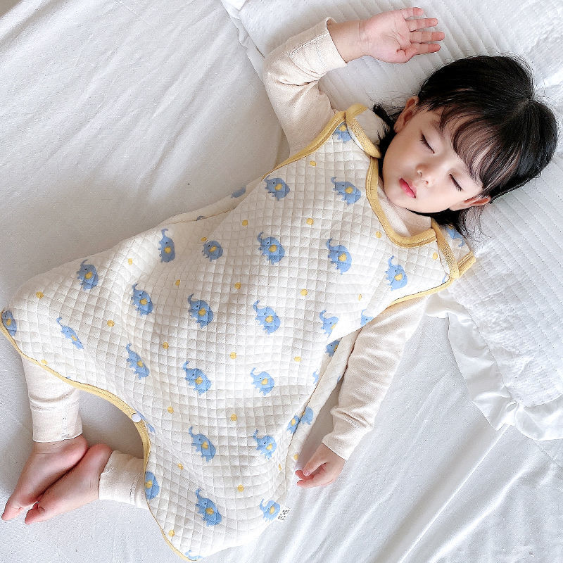 Beebi magamiskott kõhu kaitsega – puuvillane kate, polüester täidis