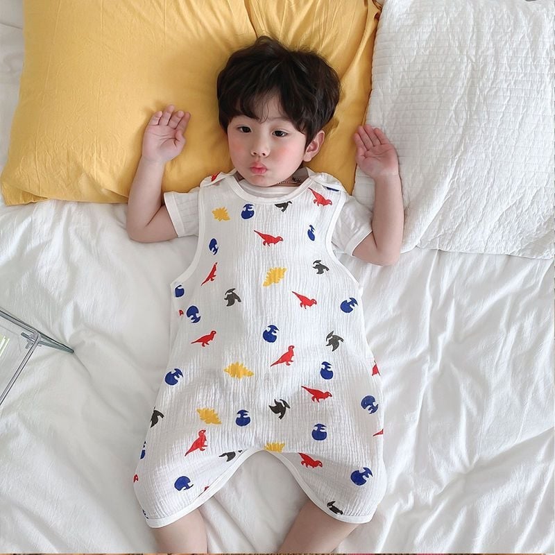 Beebi magamiskott kõhu kaitsega – puuvillane kate, polüester täidis