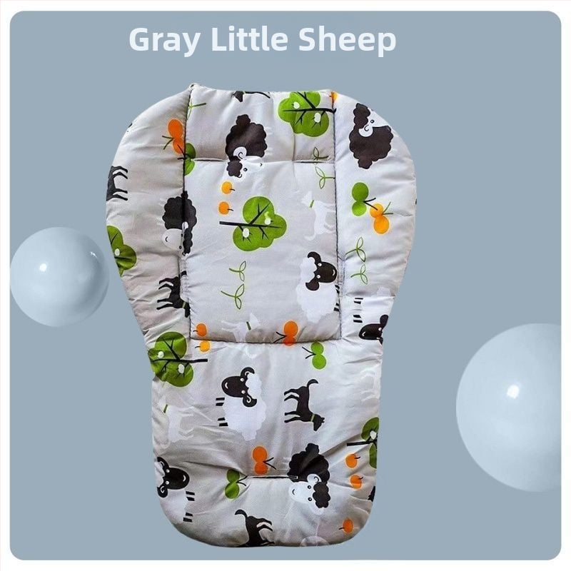 Памучна подложка за детска количка, дебела четирисезонна възглавничка за гръб, универсална за столчета за хранене