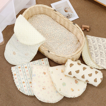 Бебешка мат за люлка, марля, мека и топла, противохлъзгаща се, персонализируема, подходяща за възраст 1–2 години