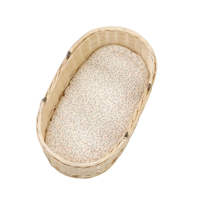 Бебешка мат за люлка, марля, мека и топла, противохлъзгаща се, персонализируема, подходяща за възраст 1–2 години