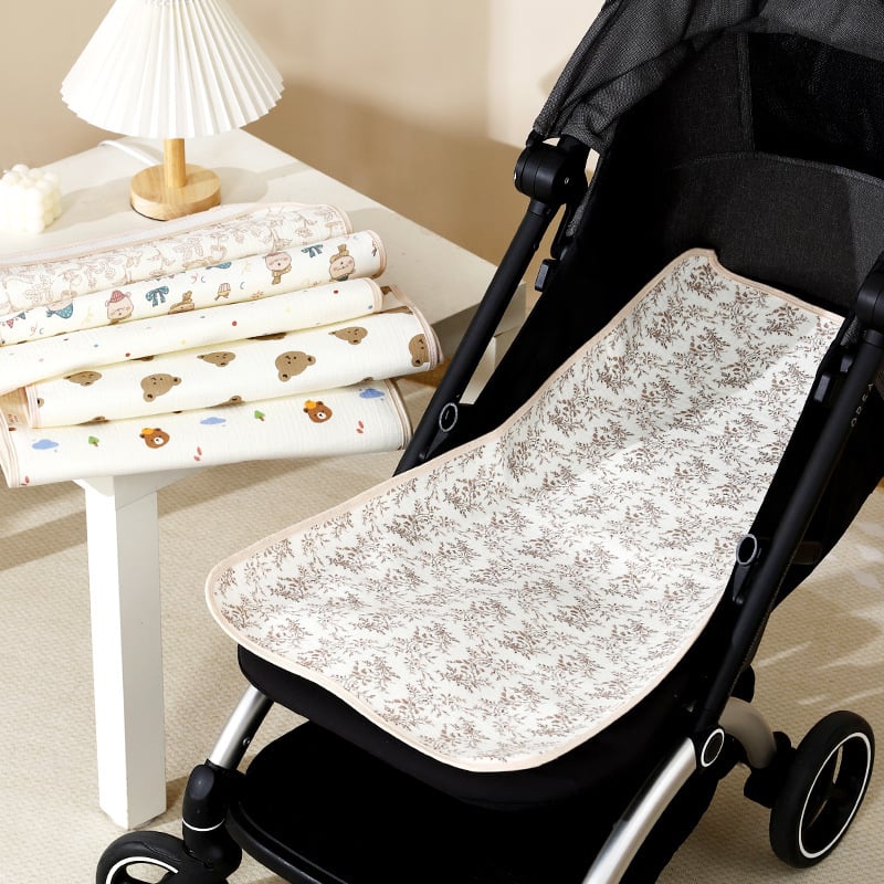 Памучен мат за количка за бебета, подходящ за деца 0–1 година, категория: бамбуков мат, позициониране: Бебета и деца