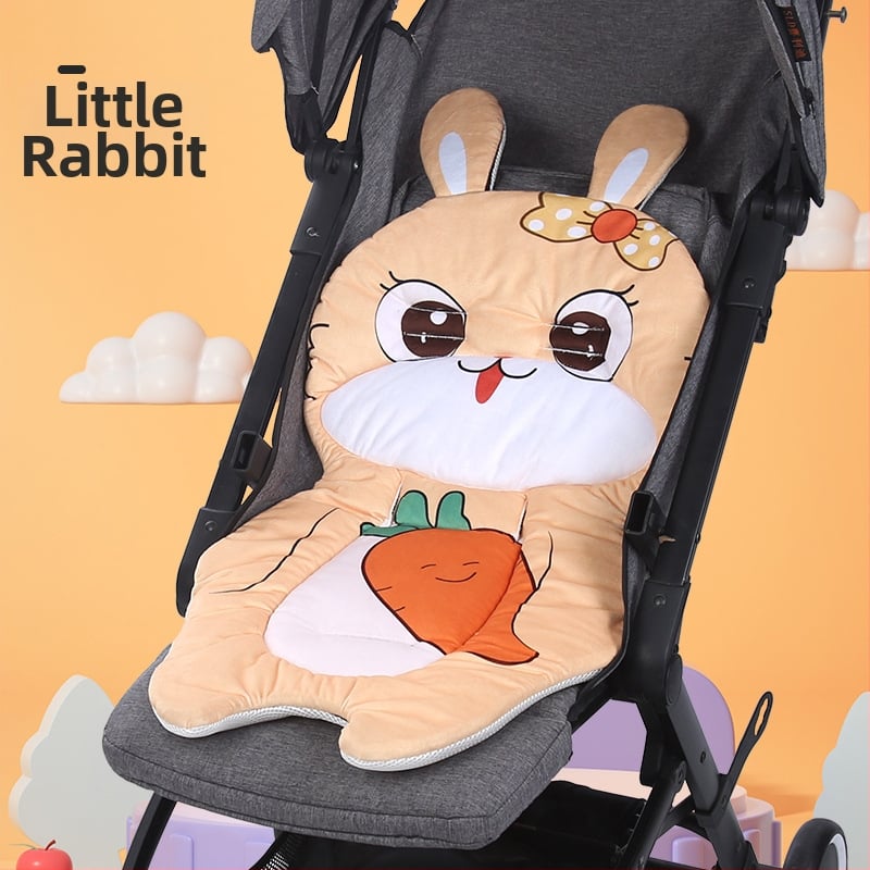 Bean подложка за детска количка от кристално кадифе, универсална за бебета, персонализация налична, пролет-есен-зима