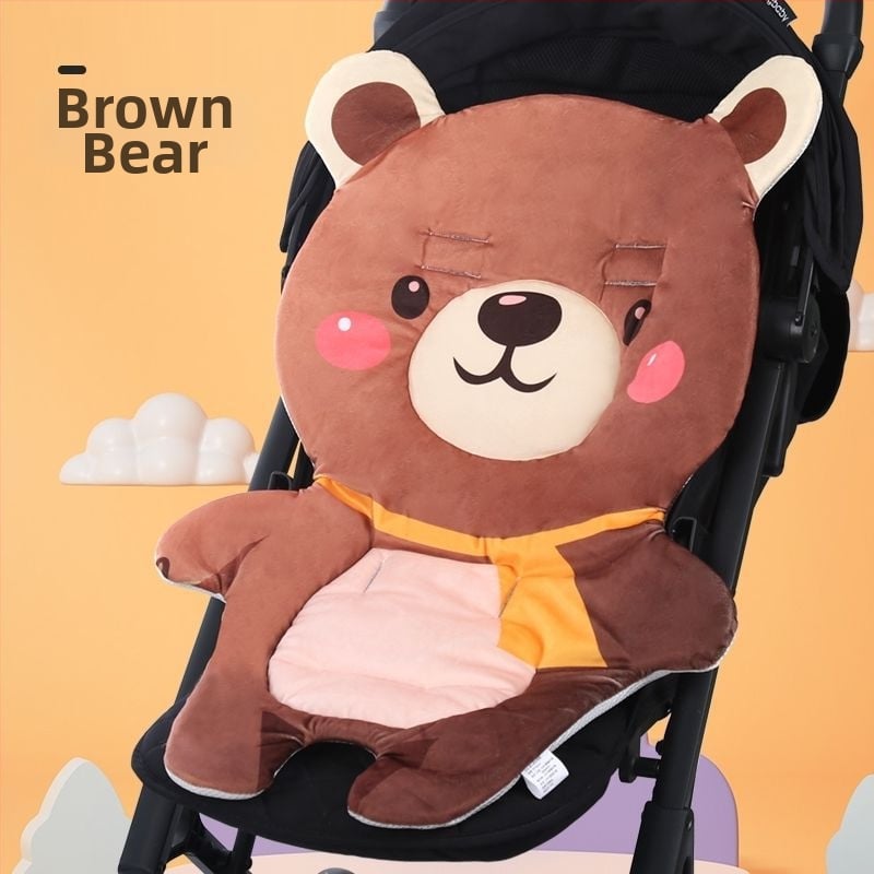 Bean подложка за детска количка от кристално кадифе, универсална за бебета, персонализация налична, пролет-есен-зима