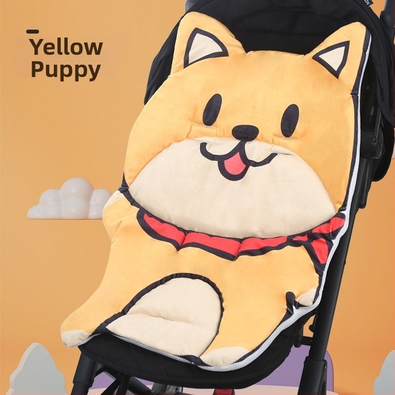 Bean подложка за детска количка от кристално кадифе, универсална за бебета, персонализация налична, пролет-есен-зима