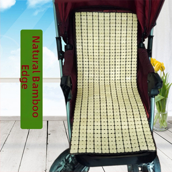 Бебешка подложка за количка от бамбукови влакна, дишаща, летна употреба