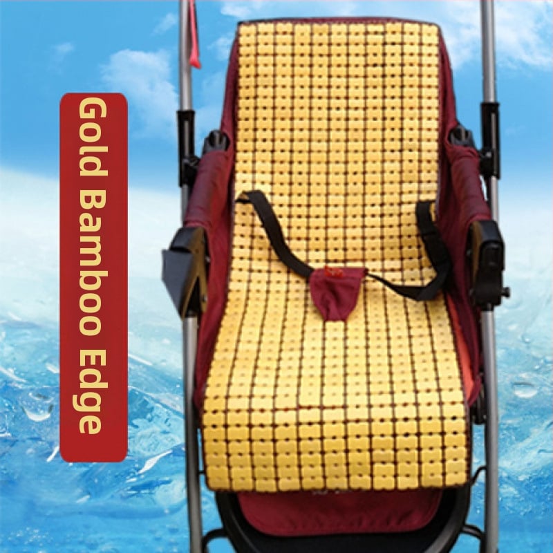 Бебешка подложка за количка от бамбукови влакна, дишаща, летна употреба