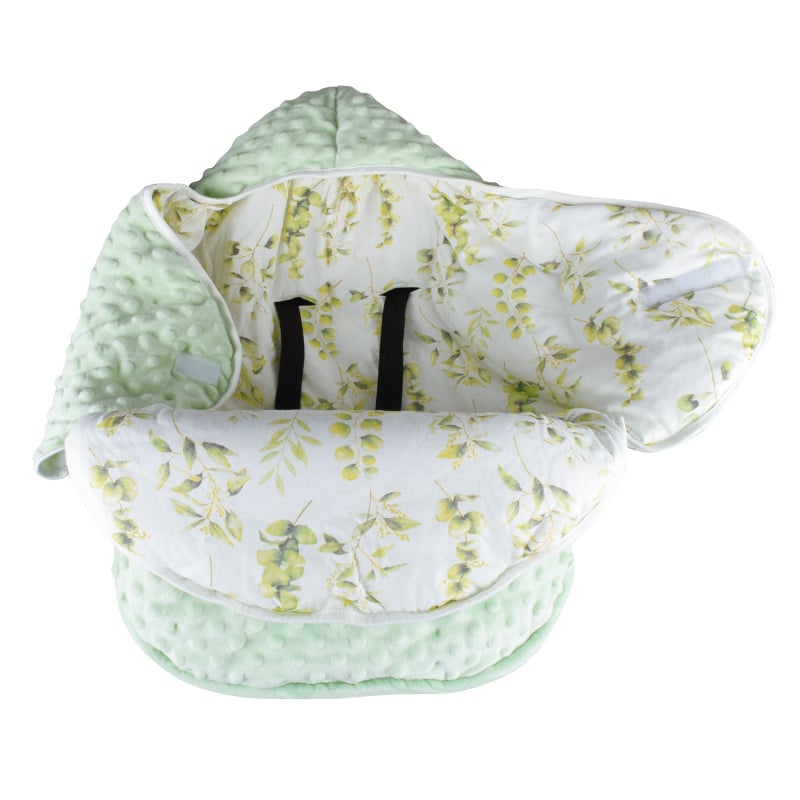 Бебешки завиващ мат, подплатен, памук, за деца 0–12 месеца