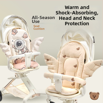 Nan Baby подложка за количка и столче за хранене за бебета 0–12 месеца, персонализираема, ангелски стил, материал: въздушен памук + коприна нишка + ice silk