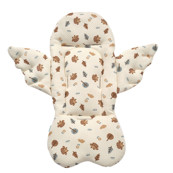 Nan Baby подложка за количка и столче за хранене за бебета 0–12 месеца, персонализираема, ангелски стил, материал: въздушен памук + коприна нишка + ice silk