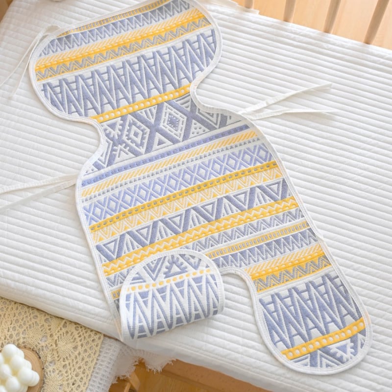 Подложка за седалка на детска количка – памучна, за бебета 0–2 г