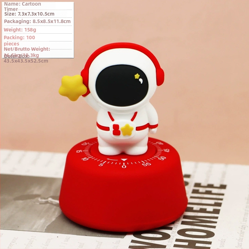 Tornikujuline mehhaaniline ajamõõtja õppimiseks, koos äratuse ja meeldetuletustega, manuaalne vedu, analoogne kuvamine (indikaator + numbrid)