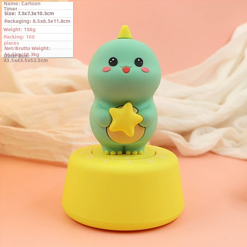 Tornikujuline mehhaaniline ajamõõtja õppimiseks, koos äratuse ja meeldetuletustega, manuaalne vedu, analoogne kuvamine (indikaator + numbrid)