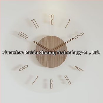 Nordliku stiilis ümmargune seina kell, akrüül cifriku ning numbritega, analoogne kuvamine, kvartsliikumine, ühekülgne, sobib elutuppa või tööruumi