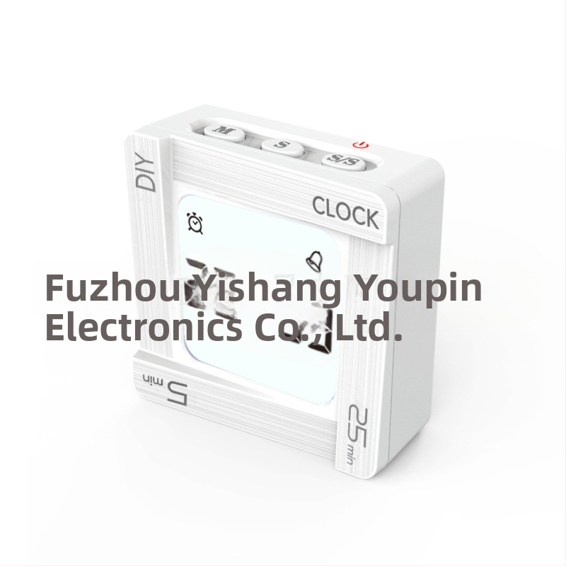 DIY kohandatav flip-taimer — kvartsliikumine, LCD-ekraan, ruudukujuline korpus, alarm ja helendav funktsioon