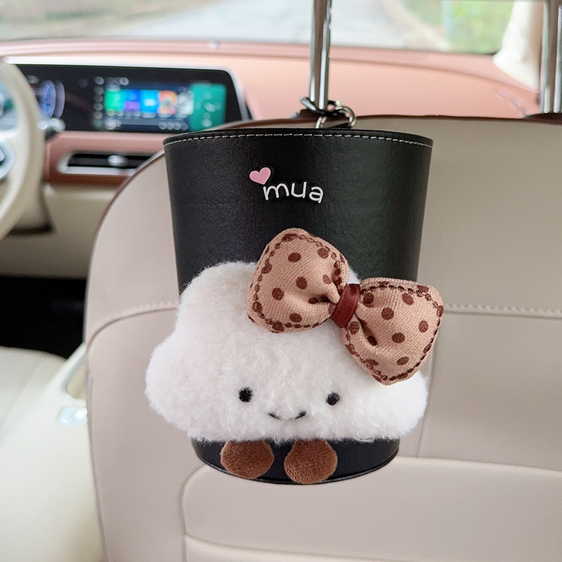 Auto prügikott tagumise istme jaoks, kunstnahk, veekindel, eemaldatav, riputatav (Kunstnahk • Tagumise istme jaoks • Veekindel • Eemaldatav • Riputatav)