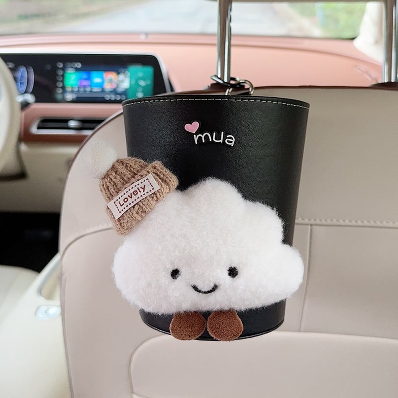 Auto prügikott tagumise istme jaoks, kunstnahk, veekindel, eemaldatav, riputatav (Kunstnahk • Tagumise istme jaoks • Veekindel • Eemaldatav • Riputatav)