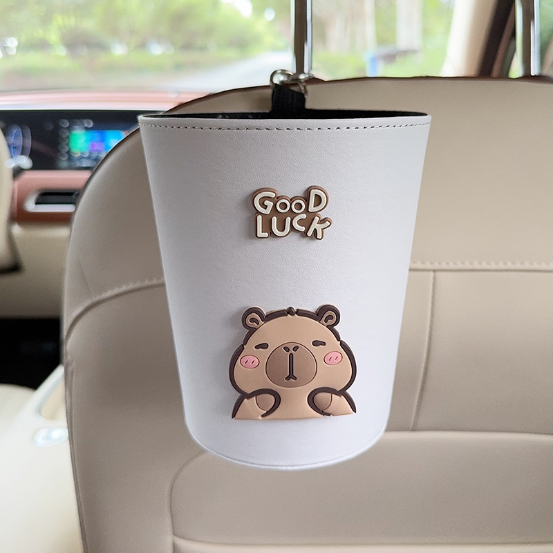 Auto prügikott tagumise istme jaoks, kunstnahk, veekindel, eemaldatav, riputatav (Kunstnahk • Tagumise istme jaoks • Veekindel • Eemaldatav • Riputatav)