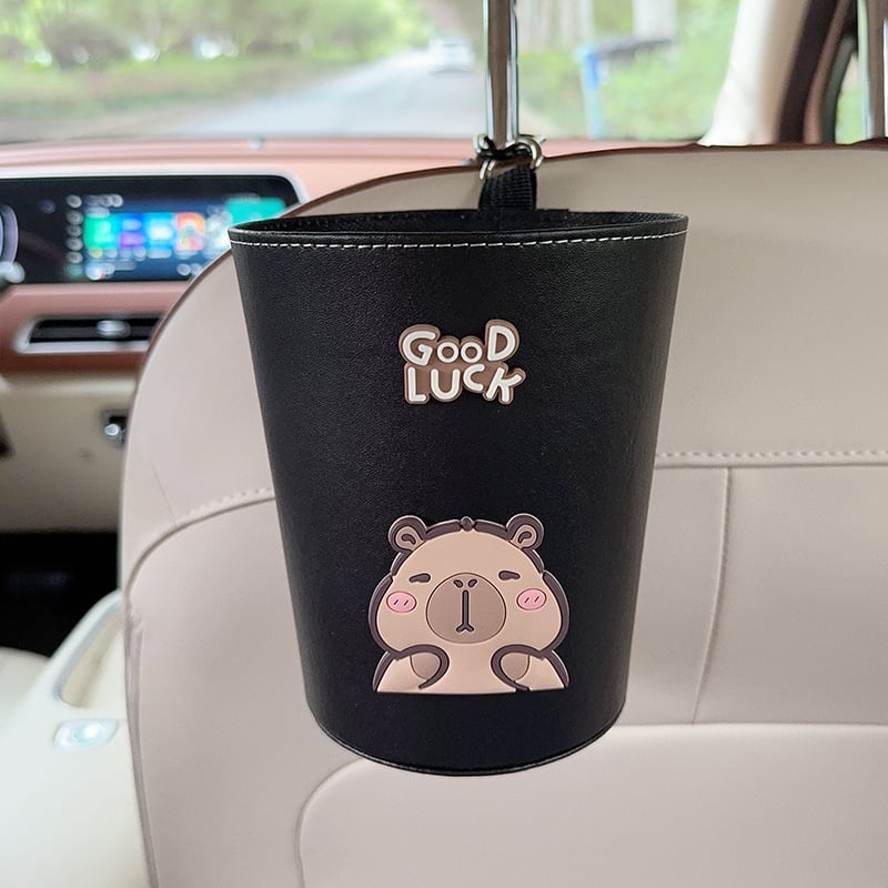 Auto prügikott tagumise istme jaoks, kunstnahk, veekindel, eemaldatav, riputatav (Kunstnahk • Tagumise istme jaoks • Veekindel • Eemaldatav • Riputatav)