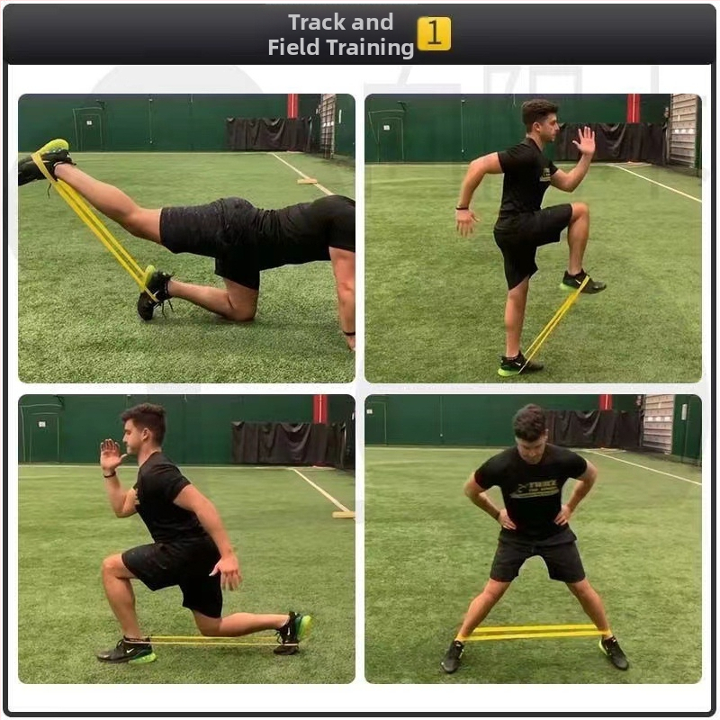 Ελαστική ταινία αντίστασης για προπόνηση πυρήνα – Υλικό TPE, Μάρκα QZE, Σχοινί διάτασης πλάτης