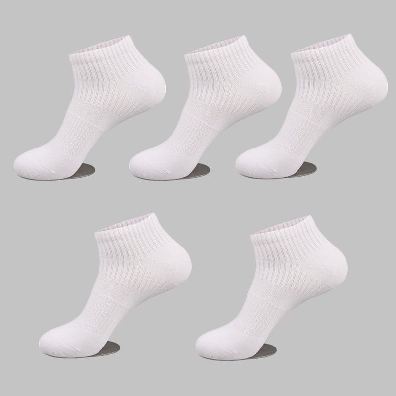 Vīriešu sporta potīšu zeķes - pret smaku, elpojošas, uzsūc sviedrus, piemērotas basketbolam un skrējienam, visiem sezonām