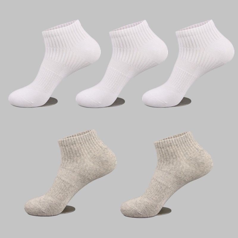 Vīriešu sporta potīšu zeķes - pret smaku, elpojošas, uzsūc sviedrus, piemērotas basketbolam un skrējienam, visiem sezonām