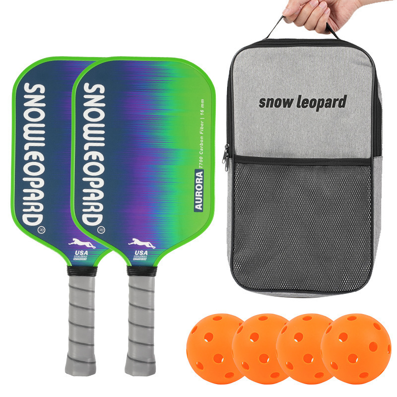 Raketa za pickleball - staklena vlakna, 220 g, Stormer branda, puni komplet za odrasle i djecu