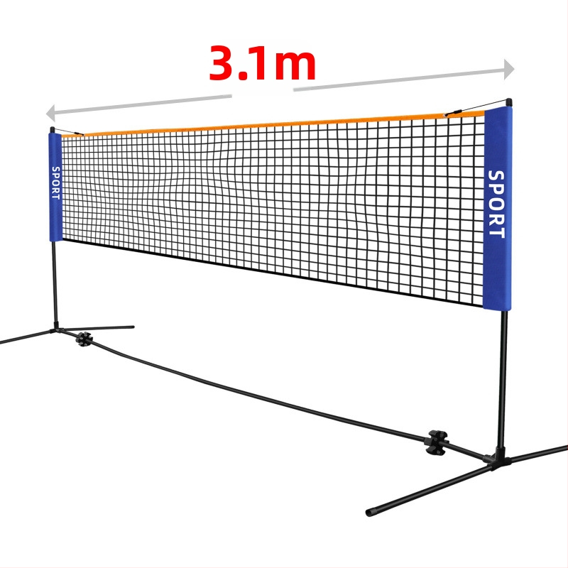 Välise kaasaskantav badmintonivõrgu raam, PE materjal, kokkuvolditav, 0.4, sobib badmintonile ja teistele pallimängudele