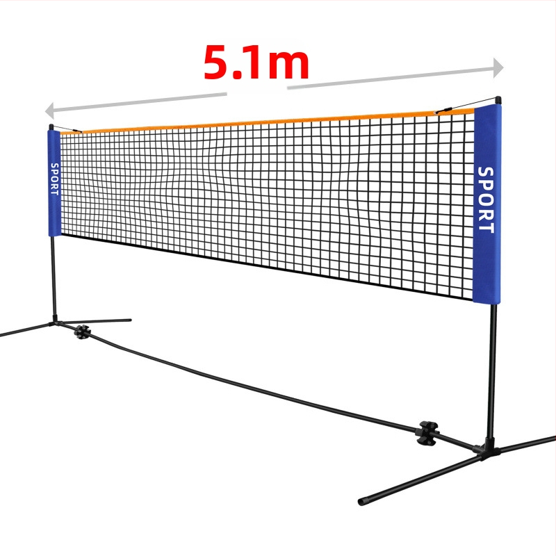 Välise kaasaskantav badmintonivõrgu raam, PE materjal, kokkuvolditav, 0.4, sobib badmintonile ja teistele pallimängudele