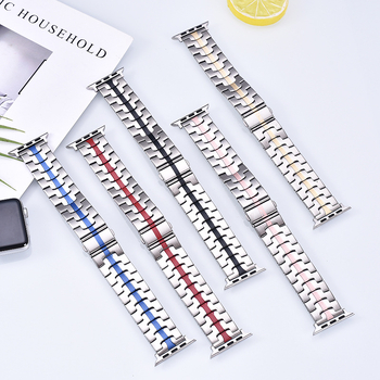 Ατσάλινο λουράκι ρολογιού, 22 mm πλάτος, αναδιπλούμενο κούμπωμα, συμβατό με Apple Watch και άλλα μοντέλα, κυκλοφόρησε το 2023