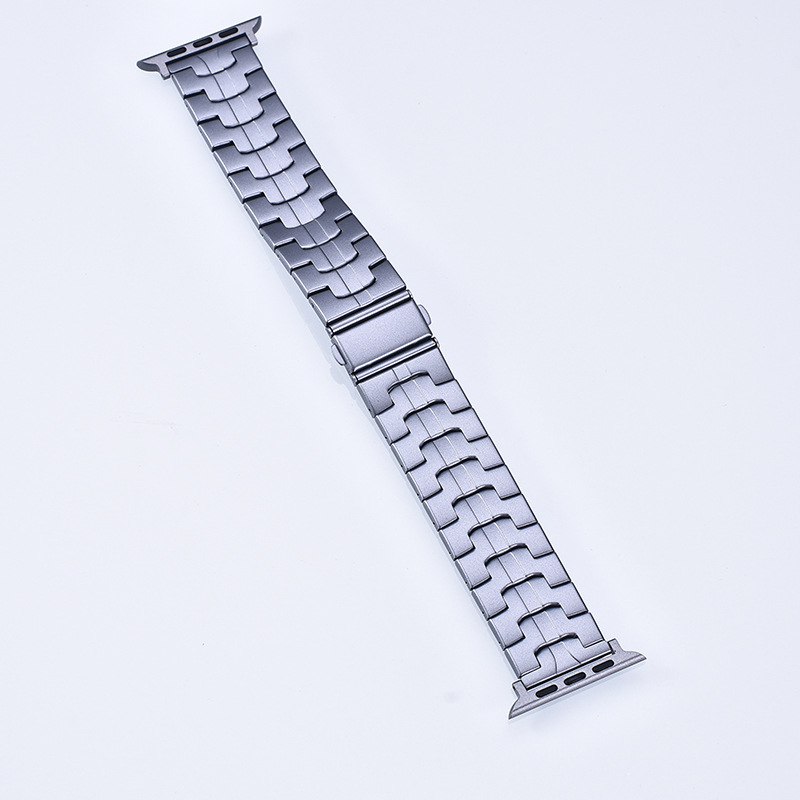 Ατσάλινο λουράκι ρολογιού, 22 mm πλάτος, αναδιπλούμενο κούμπωμα, συμβατό με Apple Watch και άλλα μοντέλα, κυκλοφόρησε το 2023