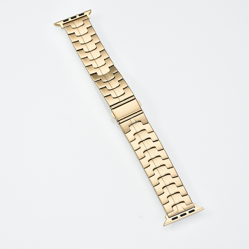 Ατσάλινο λουράκι ρολογιού, 22 mm πλάτος, αναδιπλούμενο κούμπωμα, συμβατό με Apple Watch και άλλα μοντέλα, κυκλοφόρησε το 2023