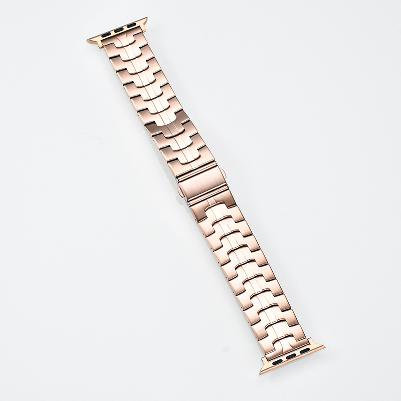 Ατσάλινο λουράκι ρολογιού, 22 mm πλάτος, αναδιπλούμενο κούμπωμα, συμβατό με Apple Watch και άλλα μοντέλα, κυκλοφόρησε το 2023