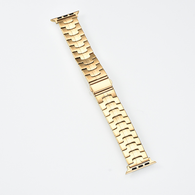 Ατσάλινο λουράκι ρολογιού, 22 mm πλάτος, αναδιπλούμενο κούμπωμα, συμβατό με Apple Watch και άλλα μοντέλα, κυκλοφόρησε το 2023