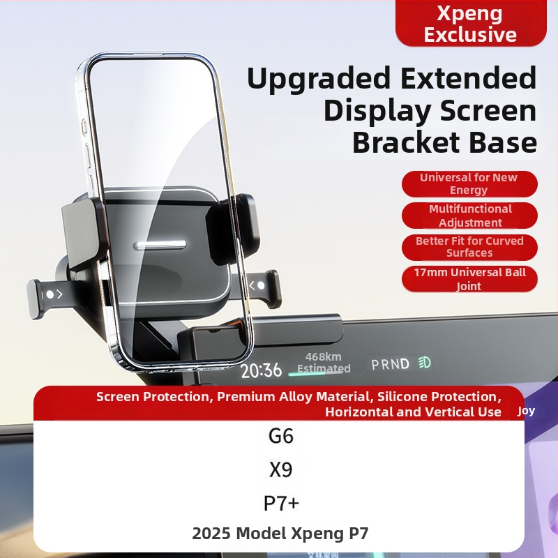 Auto telefonihoidik keskekraani jaoks – universaalne, Snap-on paigaldus, ühe kliki lukustus, horisontaalne ja vertikaalne asend, kohandamine saadaval