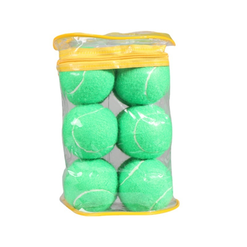 Exp12 treniņa tenisa bumbiņas, iepakotas somā — sintētiskā šķiedra, zīmols Leijiaer/Regal, izcelsme Zhejiang
