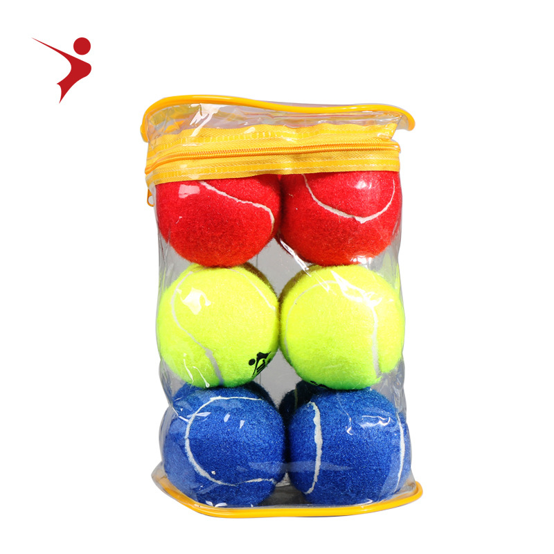 Exp12 treniņa tenisa bumbiņas, iepakotas somā — sintētiskā šķiedra, zīmols Leijiaer/Regal, izcelsme Zhejiang