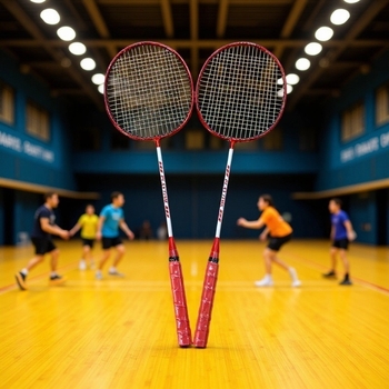 Raketa za badminton za početnike, lagana konstrukcija od željeznog legura, podijeljeni dizajn, težina 90–94 g, drška G5, najlon strune