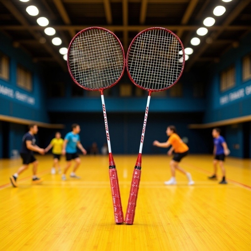 Raketa za badminton za početnike, lagana konstrukcija od željeznog legura, podijeljeni dizajn, težina 90–94 g, drška G5, najlon strune