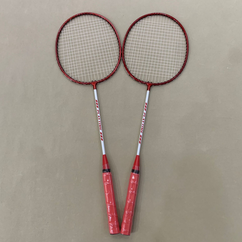 Raketa za badminton za početnike, lagana konstrukcija od željeznog legura, podijeljeni dizajn, težina 90–94 g, drška G5, najlon strune