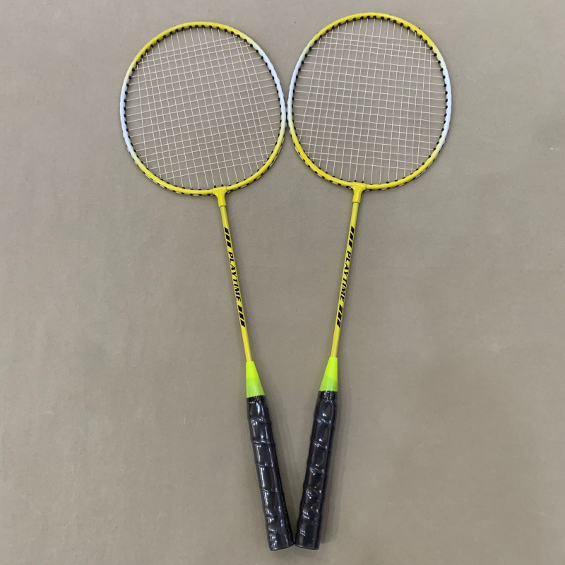 Raketa za badminton za početnike, lagana konstrukcija od željeznog legura, podijeljeni dizajn, težina 90–94 g, drška G5, najlon strune
