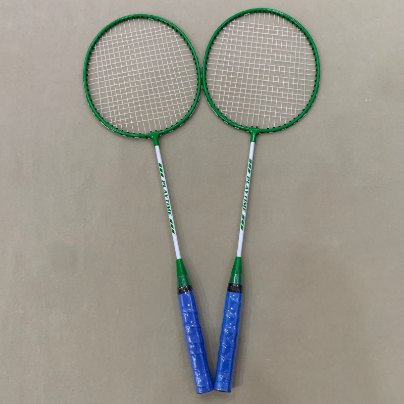 Raketa za badminton za početnike, lagana konstrukcija od željeznog legura, podijeljeni dizajn, težina 90–94 g, drška G5, najlon strune