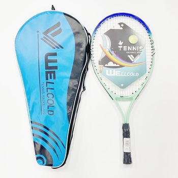 Welker set teniskih reketa za početnike – za djecu i tinejdžere, Ferroalloy okvir, najlonske žice, 95–100 g, ručka G5, vodoravni udarac