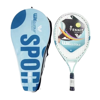 Welker set teniskih reketa za početnike – za djecu i tinejdžere, Ferroalloy okvir, najlonske žice, 95–100 g, ručka G5, vodoravni udarac