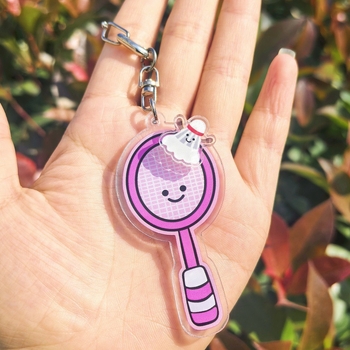 Privjesak za ključeve s okretajućom kuglom – akril, višestruki sportovi dizajn, moderan umjetnički stil, pogodan kao poslovni poklon