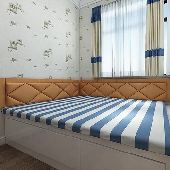 Mekana zidna naslona od umjetne kože – moderni minimalistički dizajn za dnevni boravak, spavaću sobu, radnu sobu