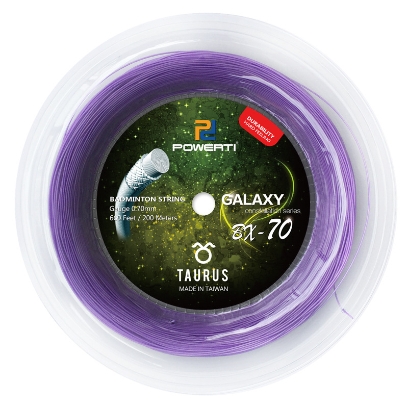 POWERTI badmintona raketes troses, daudzfilamenta neilons, piemēroti badmintonam un tenissam